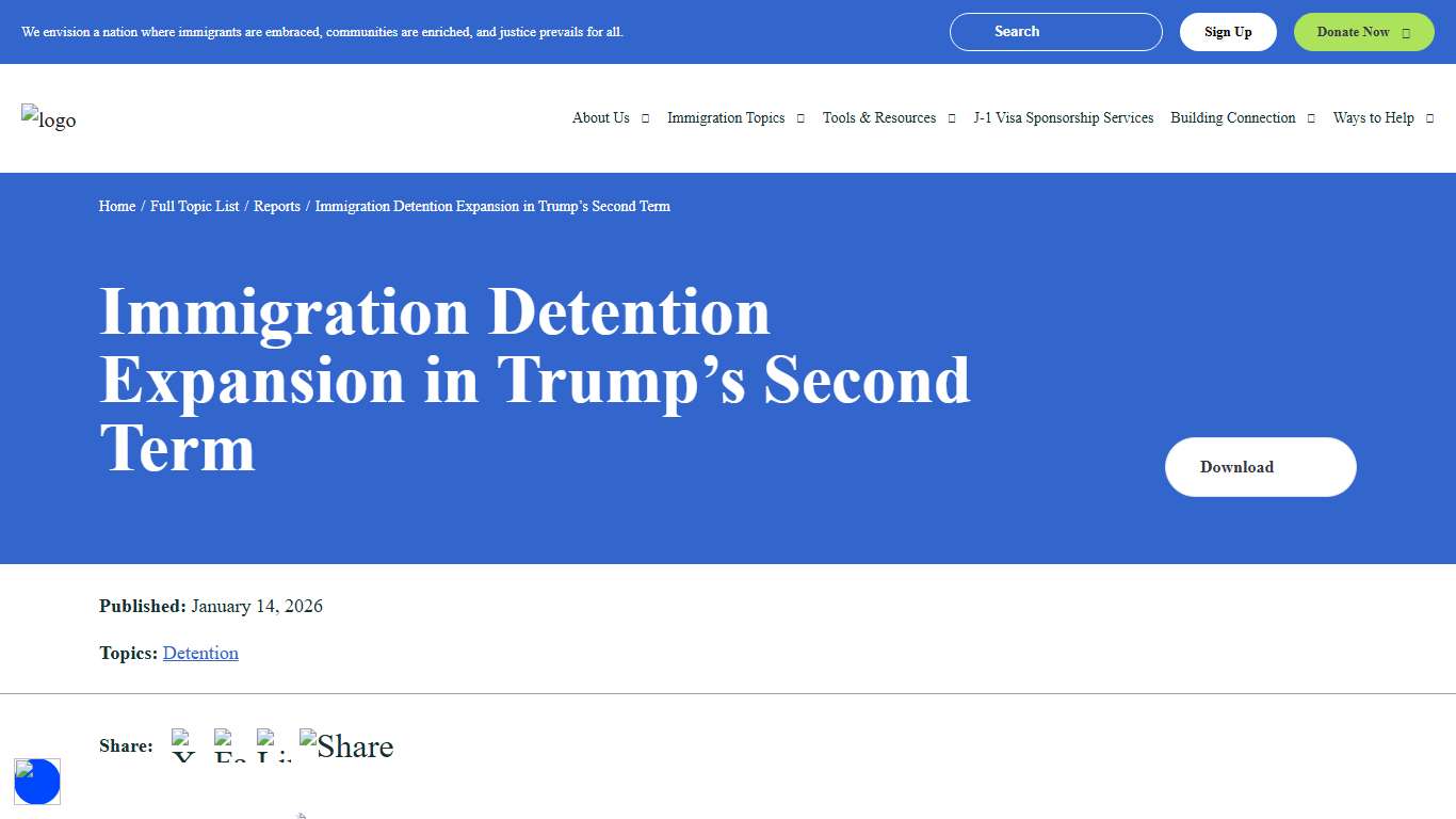 Immigration Detention Expansion in Trump’s Second Term - American Immigration Council